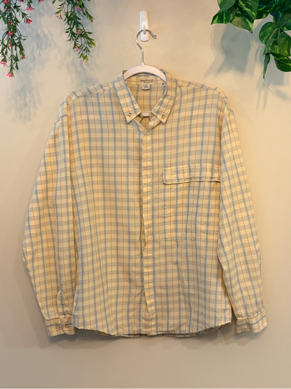 Vintage GIANNI VERSACE 80's/90's Lightweight Cotton Button Down Shirt